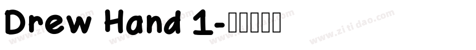 Drew Hand 1字体转换